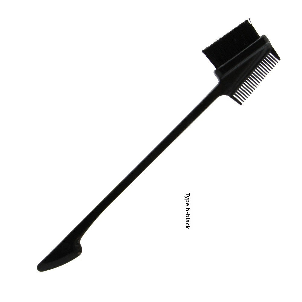 Double-headed eyebrow comb