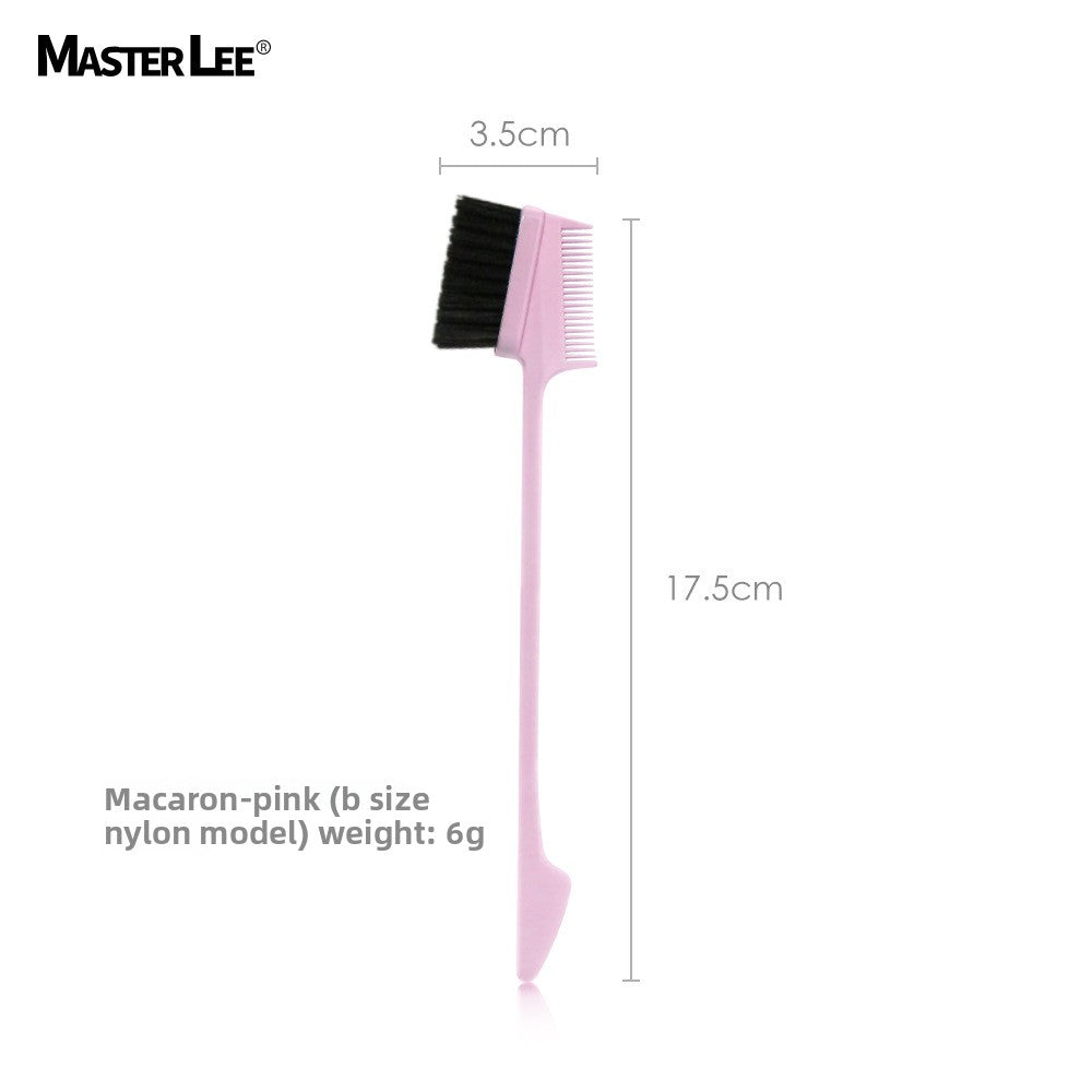 Double-headed eyebrow comb